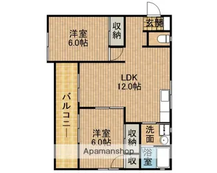 コーポマスダ【2階】の間取り