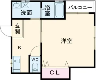 レイバック・プレイス【1階】の間取り