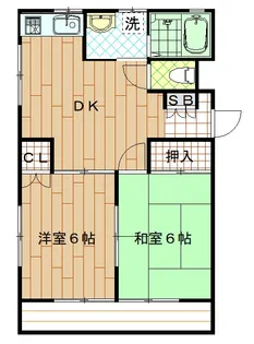 ドミール和光A棟【2階】の間取り
