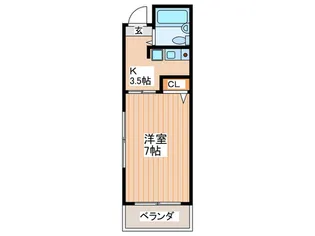 シティハイツ福井の間取り
