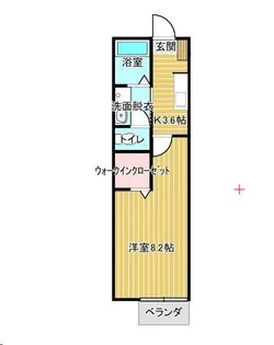 ディアス和尊【1階】の間取り