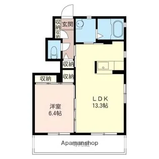 グランドールV【1階】の間取り