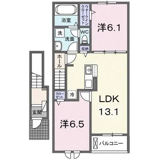 グリーンガーデン III【2階】の間取り