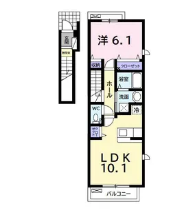 アルカンシェル市原 C【2階】の間取り