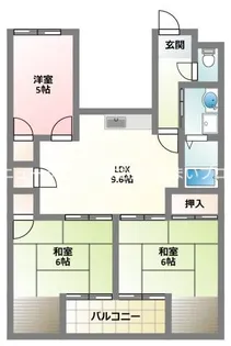 ジェントリーズ岡田【2階】の間取り