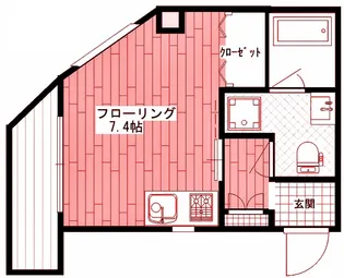 アンシャンテII【1階】の間取り