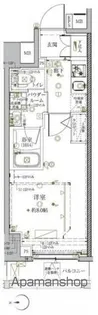 クレイシア秋葉原ラグゼスウィート【11階】の間取り