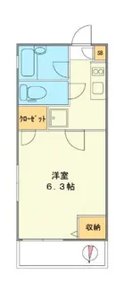 アネシス幡ヶ谷【1階】の間取り
