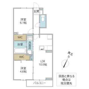 グランツィーモ【1階】の間取り