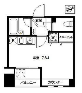 サンパティーク広尾【5階】の間取り