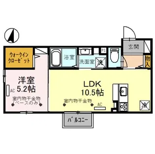 エキサイト【2階】の間取り