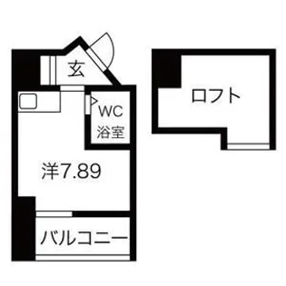 ドエルイン大井町【8階】の間取り