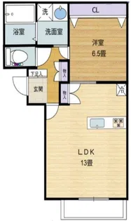 East御領202【2階】の間取り