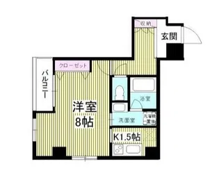 ライツェント石島【4階】の間取り