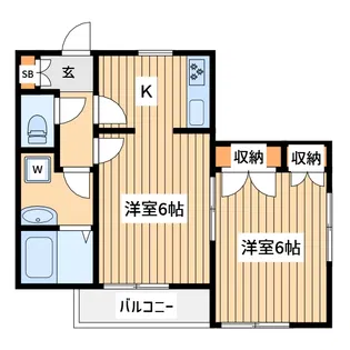 フルカワハイツ 2【2階】の間取り