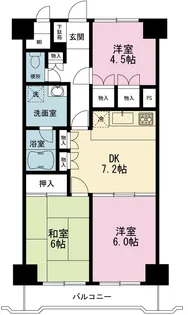 日榮ハイム富岡【2階】の間取り
