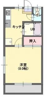 シャトーアリス【1階】の間取り