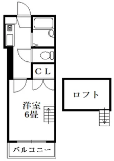 1Kの間取り画像