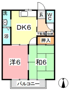 サニーガーデン【1階】の間取り
