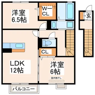 ファミール花立III【2階】の間取り