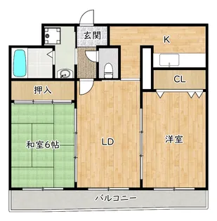 エクセレントII【3階】の間取り
