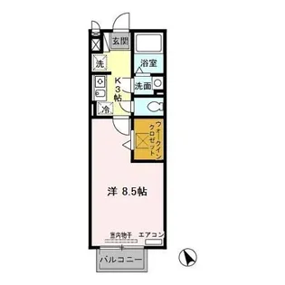 サン・シュテルン【1階】の間取り