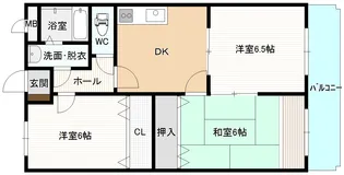 エスポワール【1階】の間取り