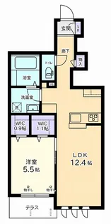 maison Alice【1階】の間取り