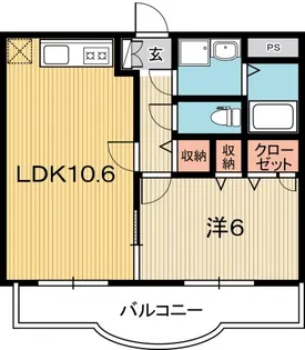 高知県高知市二葉町【マンション】の間取り