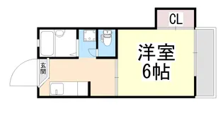 フレグランス並河【1階】の間取り
