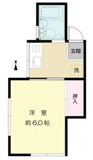 東京都稲城市東長沼【アパート】の間取り