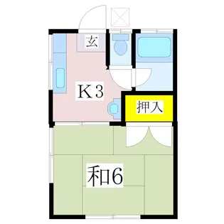 松昇ハイツ【2階】の間取り