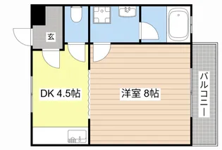 TSハイツ【1階】の間取り