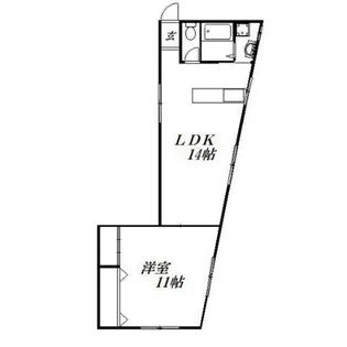 東伊場マンション【1階】の間取り