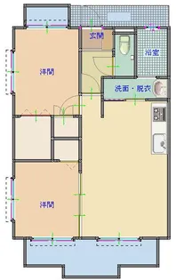 Alivio(アリヴィオ【3階】の間取り