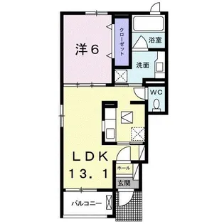 サンライズIII【1階】の間取り