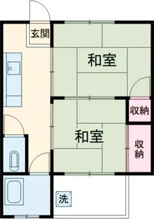 マンション青木【2階】の間取り