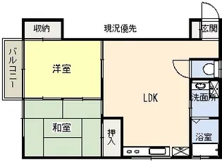 メゾン・ルーラル【2階】の間取り