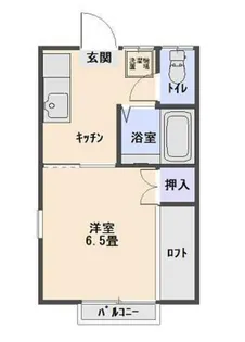 コーポやわらぎ【1階】の間取り