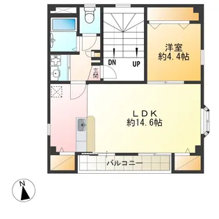 アピジ神楽坂【3階】の間取り