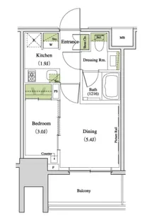 東京都足立区千住3【マンション】の間取り