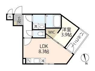 RYO.Sta.草津【3階】の間取り