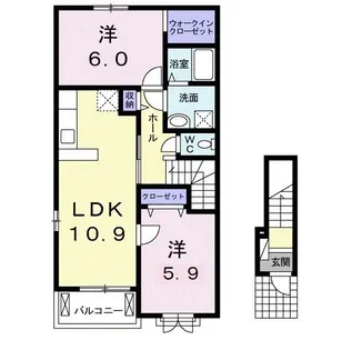 ピュア・フレイズ【2階】の間取り