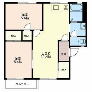 シティライフ原永【2階】の間取り