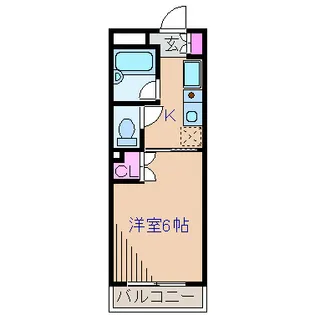 神奈川県横浜市港北区篠原北1【アパート】の間取り