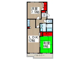 メゾンドール戸田【3階】の間取り