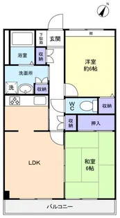 ファミール勝田台【3階】の間取り