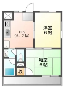 TKハイツ【3階】の間取り
