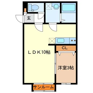 Proud【1階】の間取り