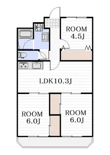 ラフィネ【3階】の間取り